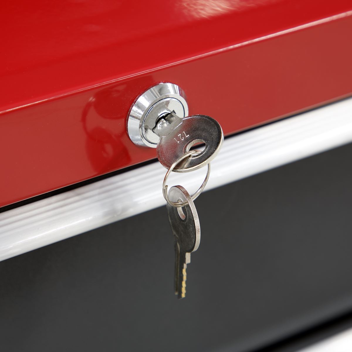 Sealey Rollcab 5 Drawer with Ball-Bearing Slides - Red/Grey AP22505BB