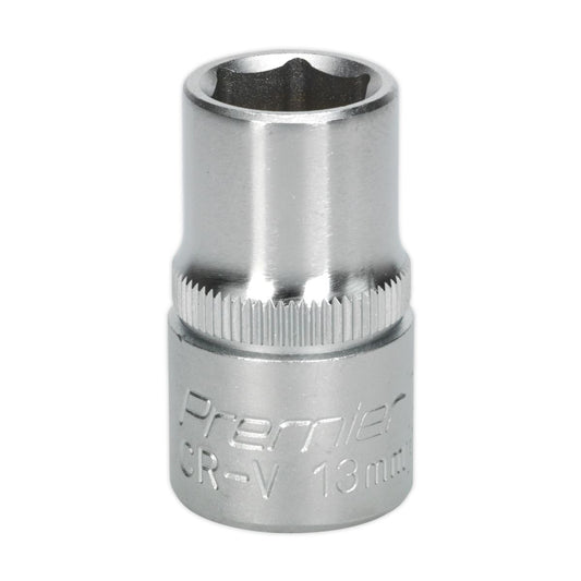 Sealey WallDrive Socket 13mm 1/2"Sq Drive S1213