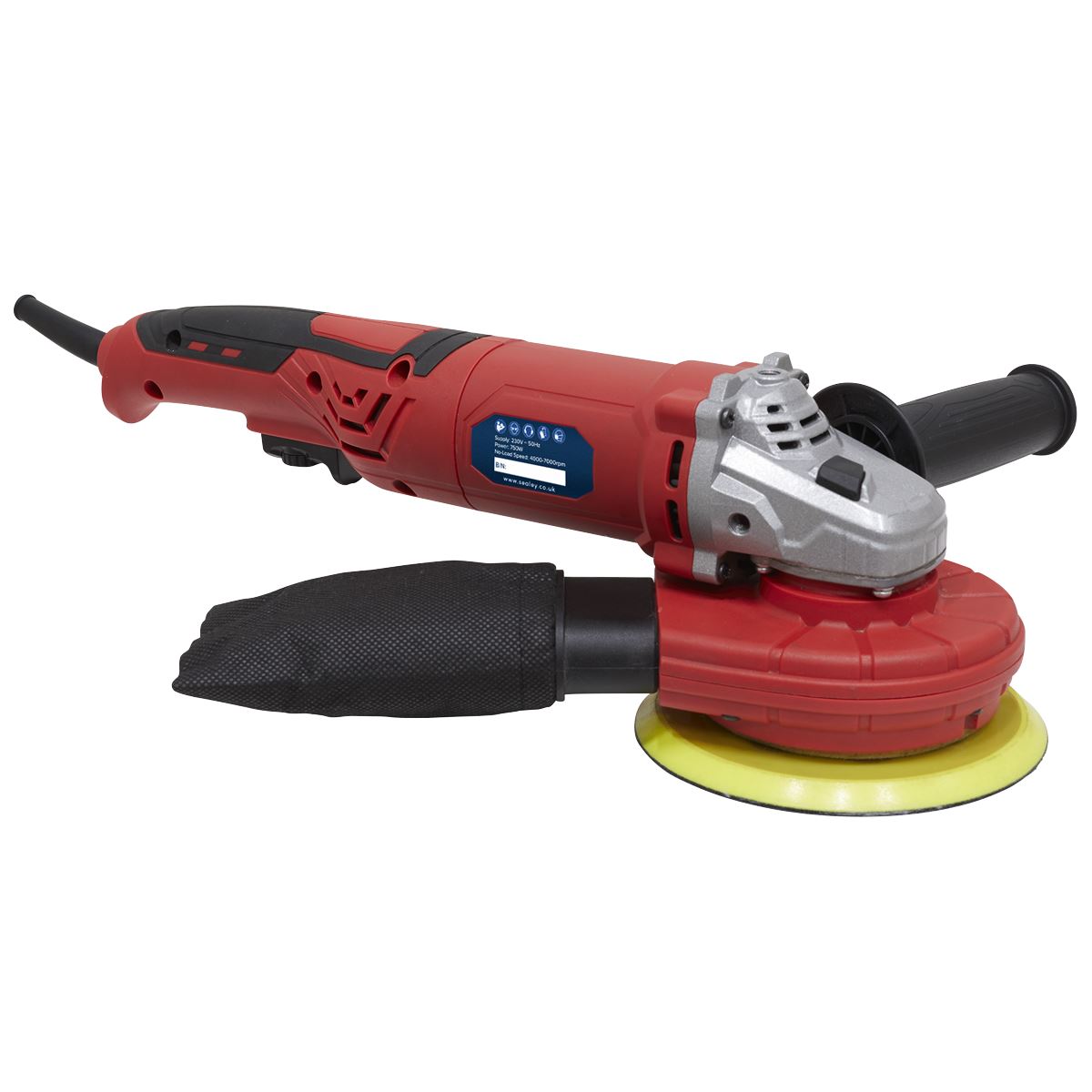 Sealey Random Orb Sander Variable Speed Dust-Free 150mm 750W/230V DAS151