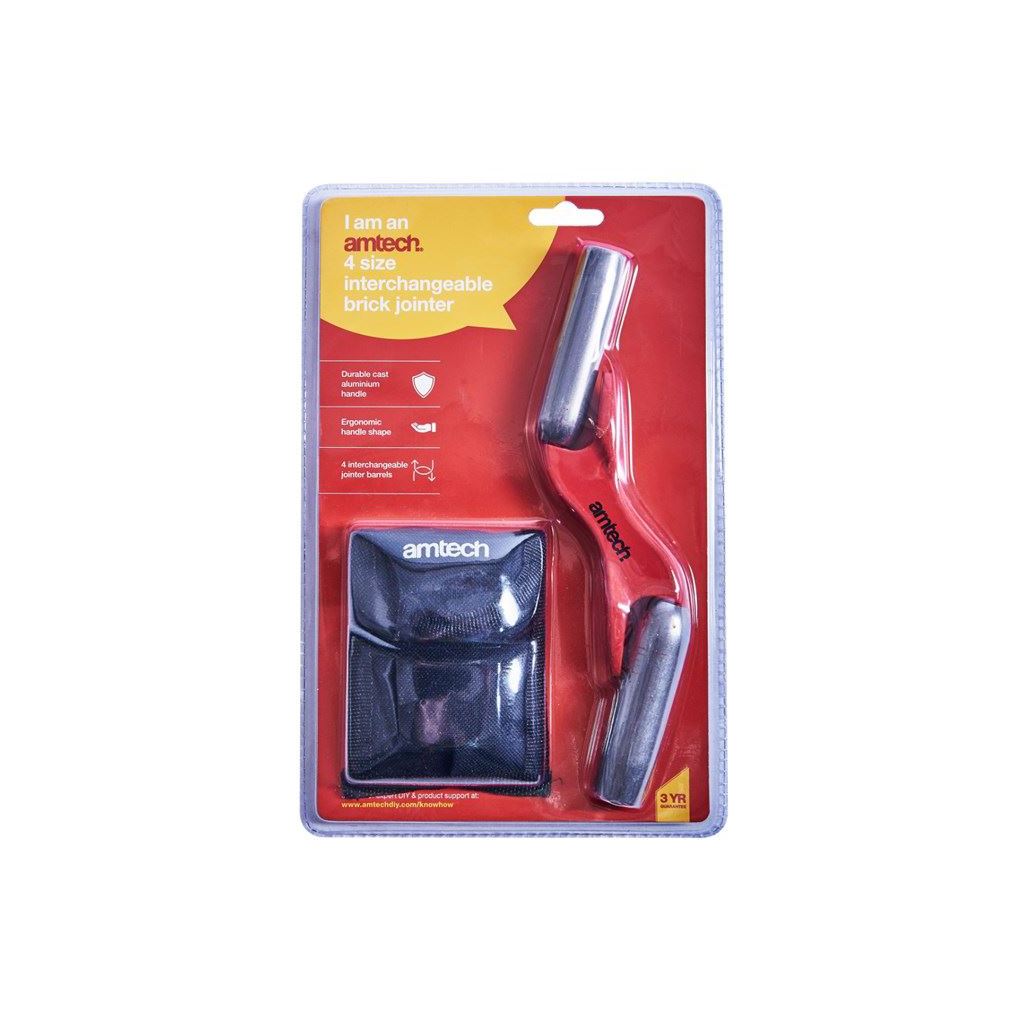 Trowel Mortar 4 Size Interchangeable Brick Barrel Jointer 1/2" 5/8" 3/4" 7/8" - G1700