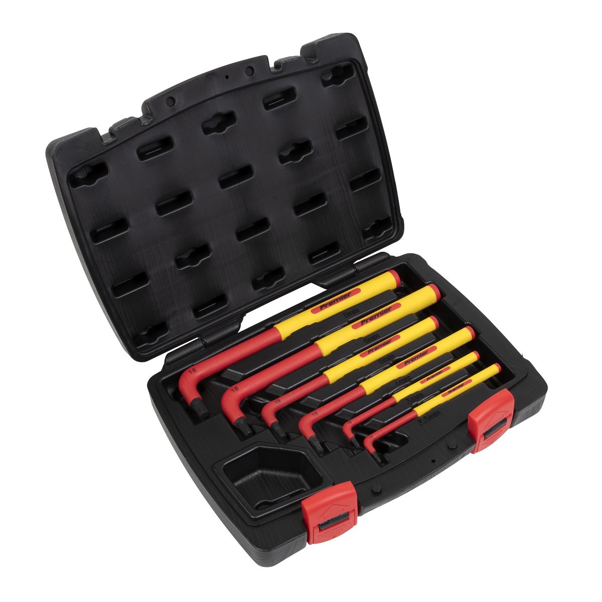 Sealey Hex Key Set 6pc Extra-Long VDE AK7177