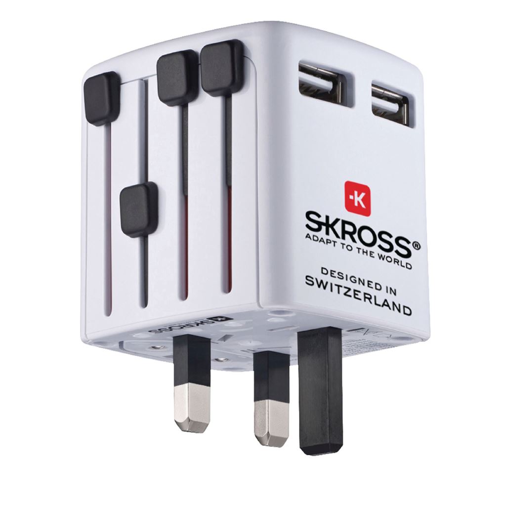Skross Travel Adapter World USB Unearthed 1302320 Travel Adapter