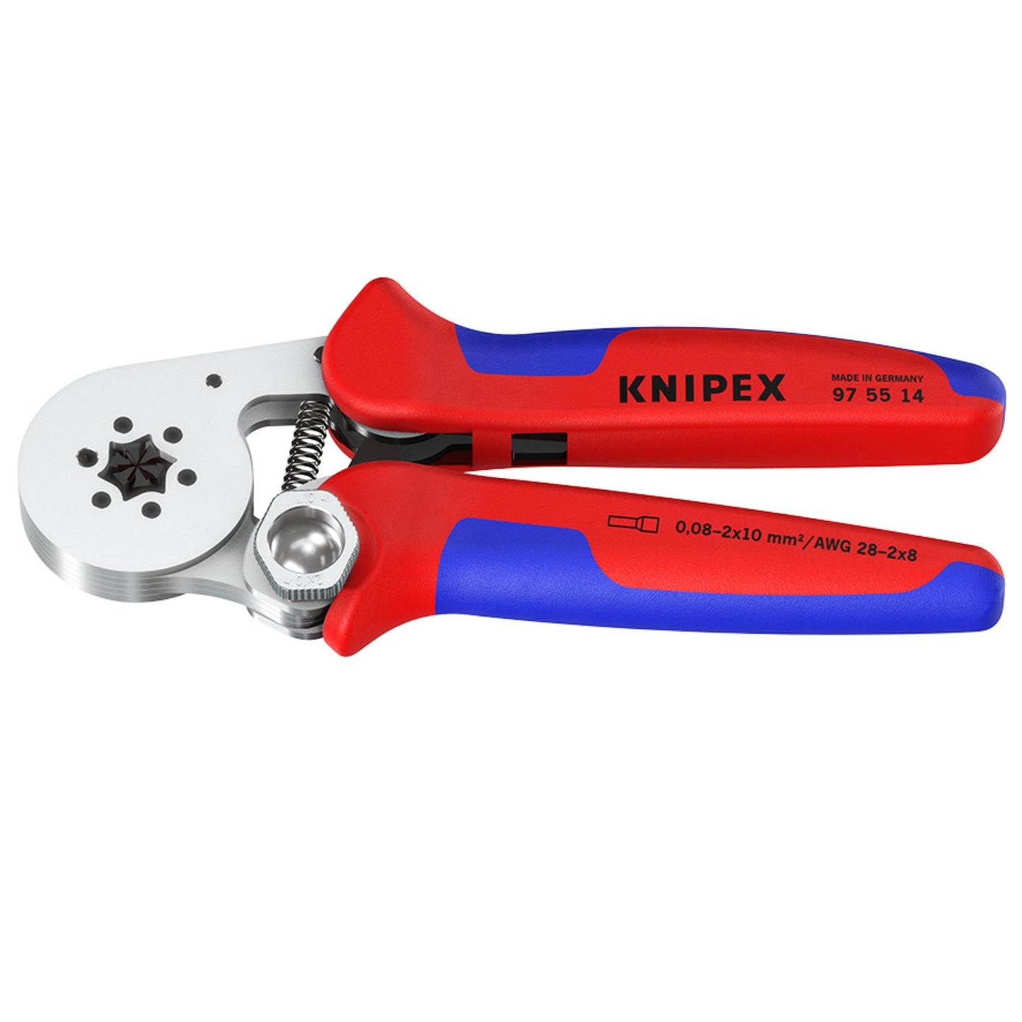 97 55 14 SB Self-Adjusting Crimping Pliers, 2 x 6 mm�, 180mm