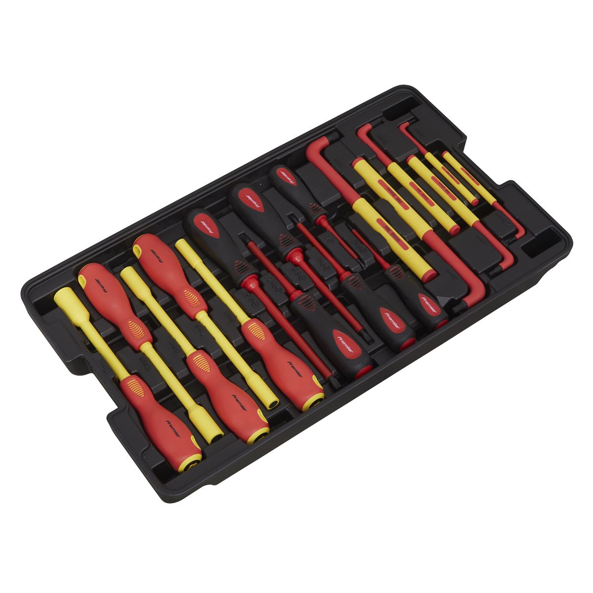 Sealey 1000V Insulated Tool Kit 3/8"Sq Drive 50pc AK7938