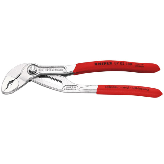 KNIPEX 87 03 180 Cobra High-Tech Water Pump Pliers, 180mm