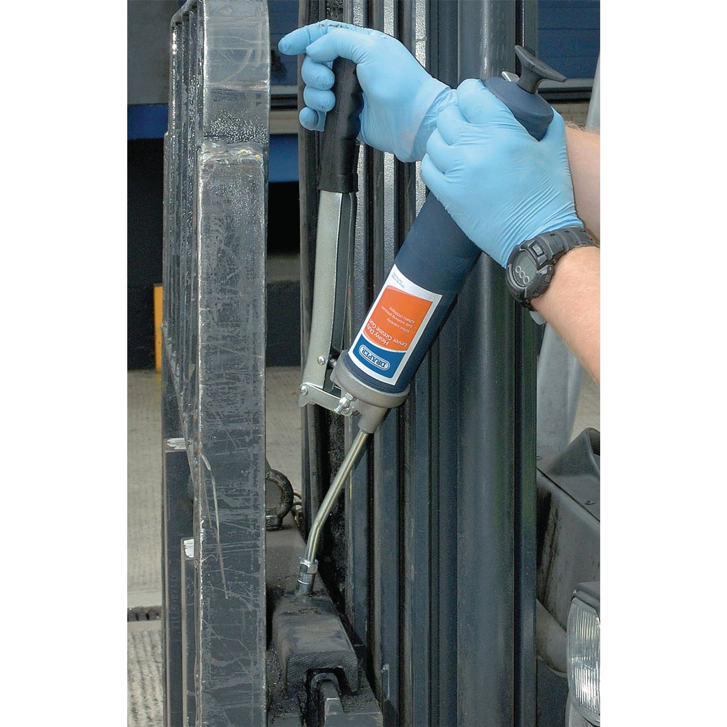 Draper 1x 170mm Rigid Delivery Tube & Hydraulic Connector Professional Tool - 57817