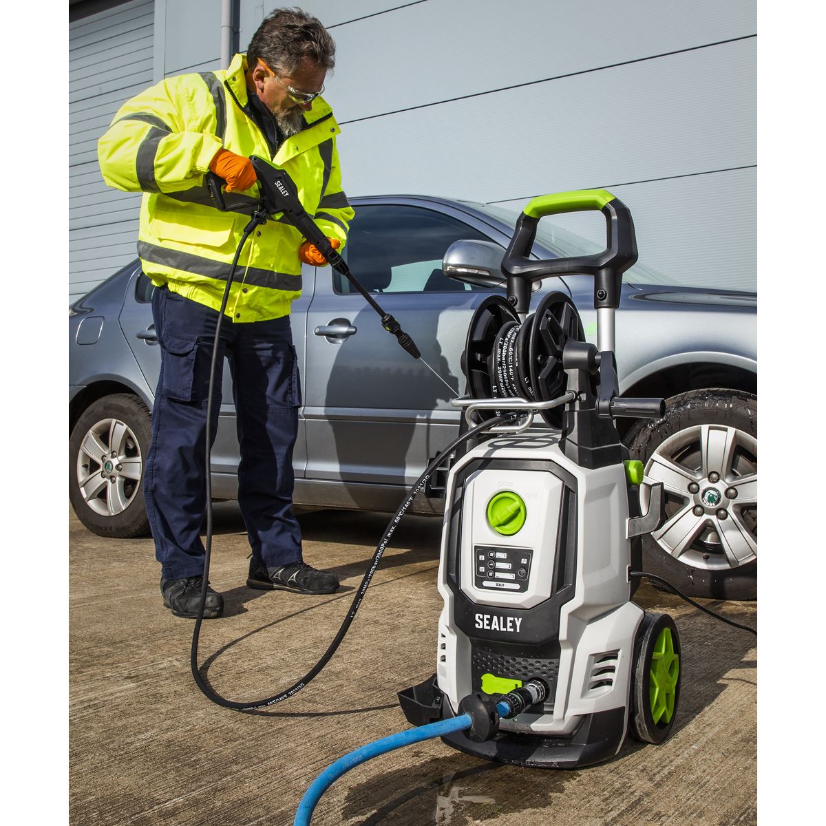 Sealey Pressure Washer 170bar 450L/hr Lance Controlled Pressure with TSS & Rotablast� Nozzle PW2400