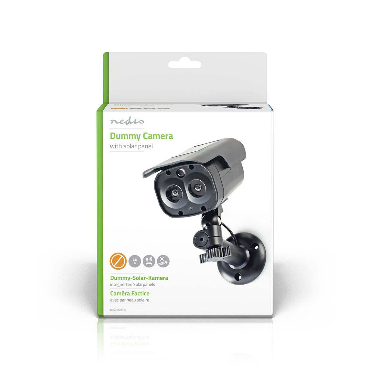 Nedis Dummy Security Camera Bullet IP44 Black DUMCBS30BK