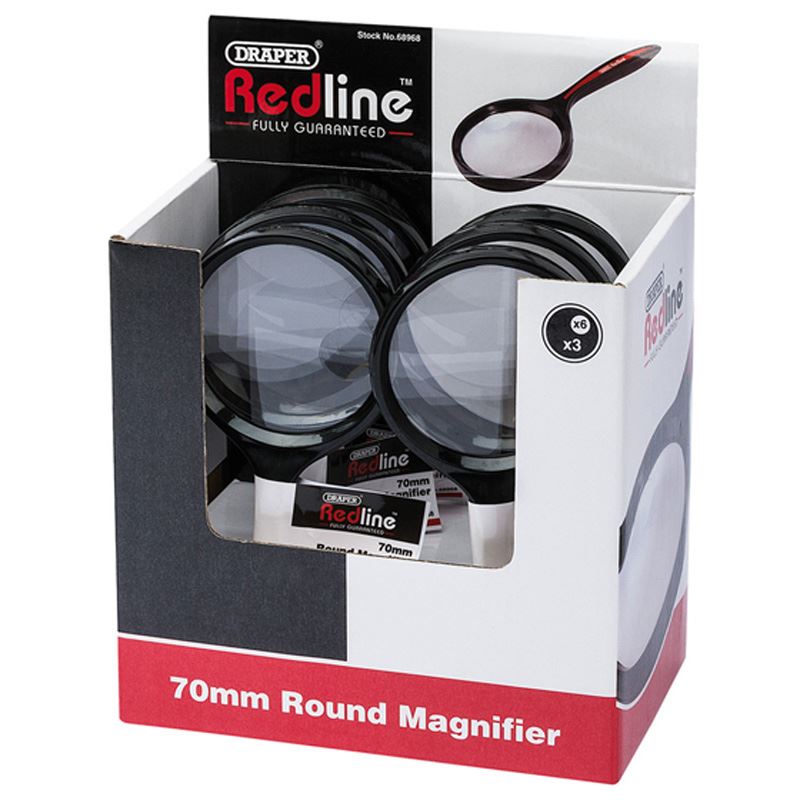 Draper 70mm Round Magnifier RL-MAG70 - 68968