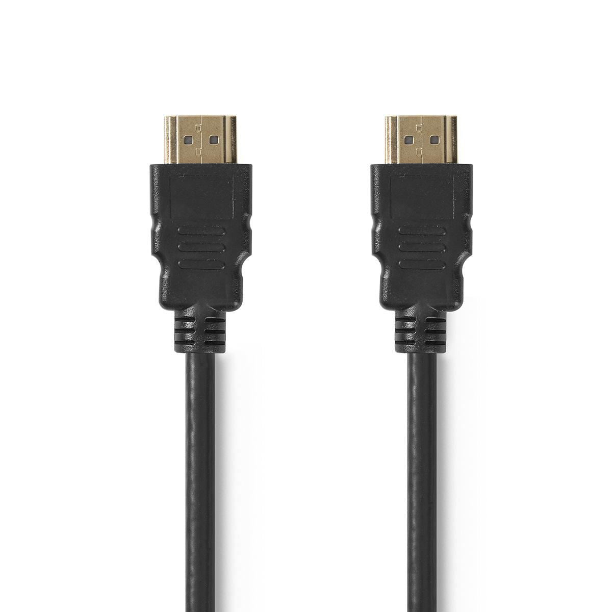 Nedis High Speed HDMI Cable with Ethernet to HDMI Connector 1m (Black) - CVGT34001BK10