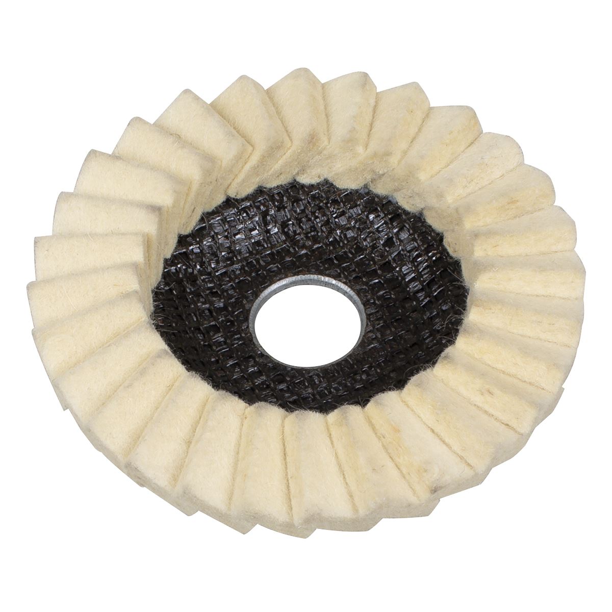 Sealey Felt Flap Disc 115mm 22mm Bore - Pack of 5 FFD5