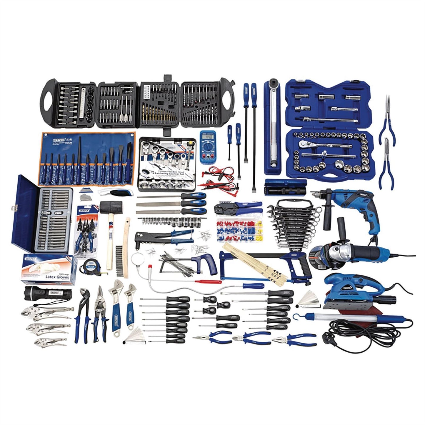 Draper 8 Drawer Tool Chest Roller Cabinet Kit 51286 PTK2A Professional tool Kit