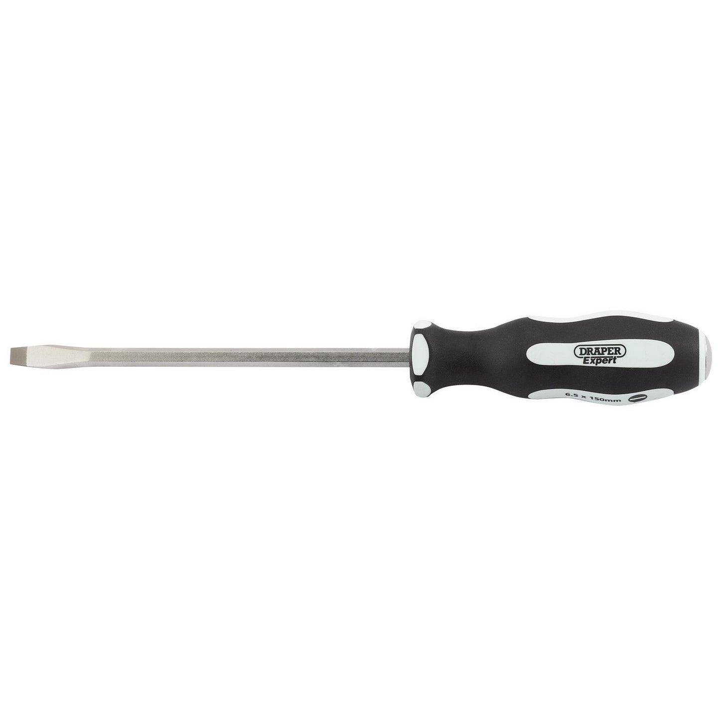 Draper 996/Pt Expert 'Pound Thru' Plain Slot 6.5 X 150mm Soft Grip Screwdrivers - 35183