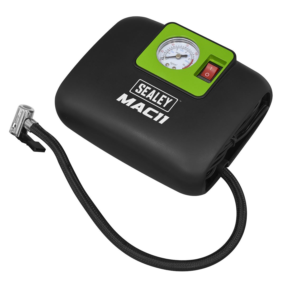Sealey Tyre Inflator with Worklight 12V MAC11