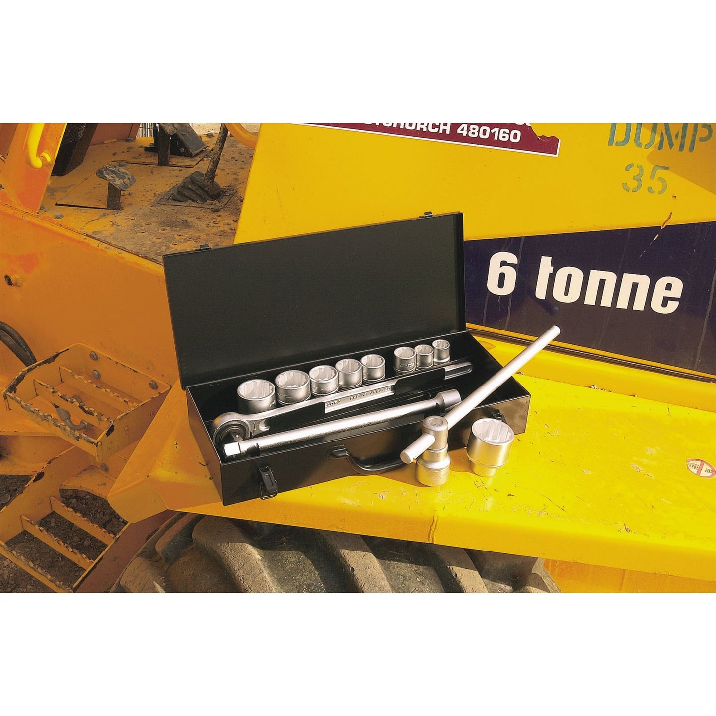 Elora 3/4" Square Drive Metric mm Socket Set 13 Piece Professional Quality Tools - 00385