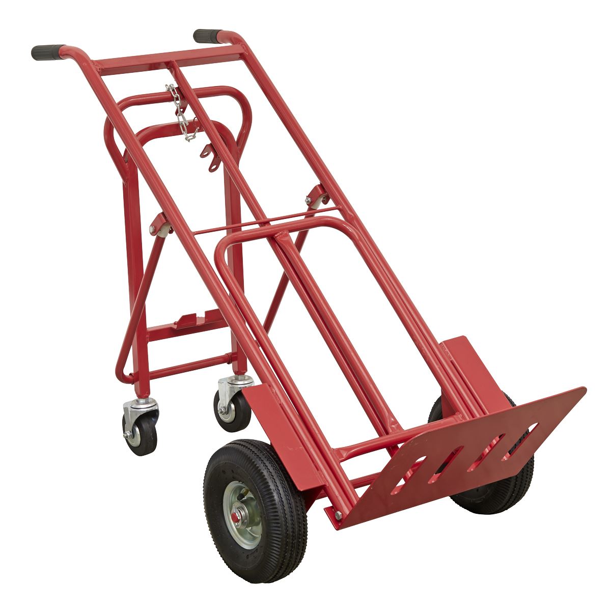 Sealey Sack Truck 3-in-1 with Pneumatic Tyres 250kg Capacity CST989