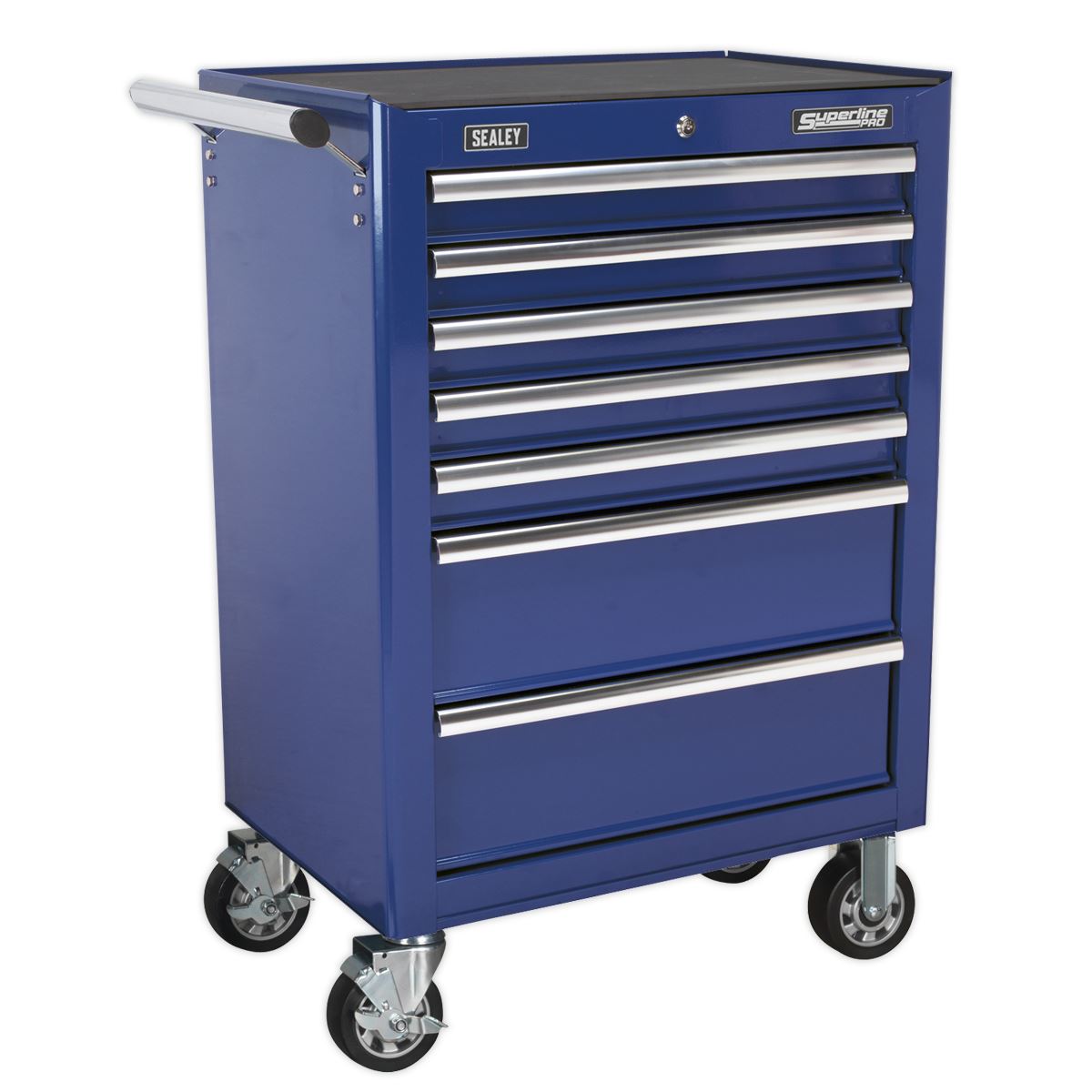 Sealey Topchest, Mid-Box & Rollcab Combination 14 Drawer - Blue APSTACKTC