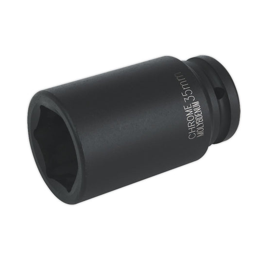 Sealey Impact Socket 35mm Deep 3/4"Sq Drive IS3435D