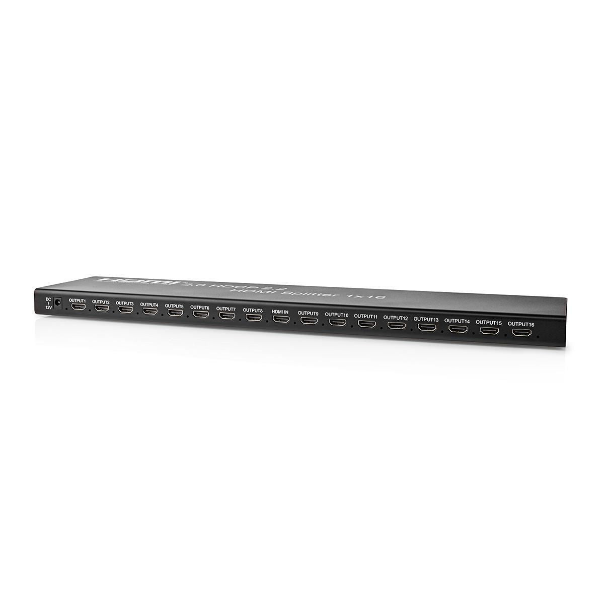 Nedis HDMI Splitter 1-Port to HDMI Input 16x HDMI Output 4K2K@60FPS/HDCP2.2 - VSPL34716AT