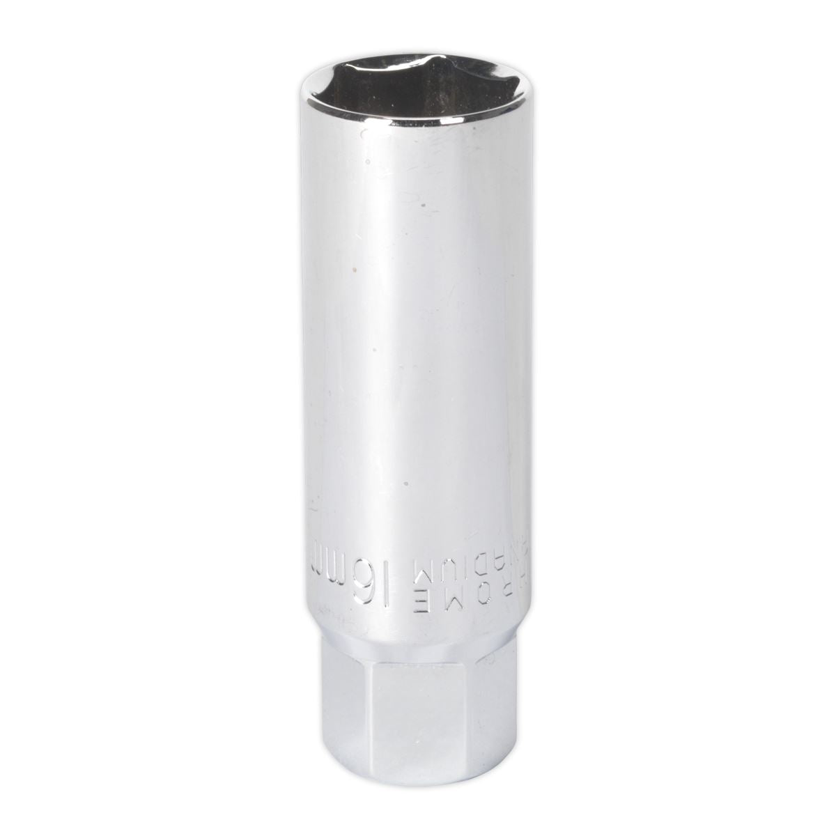 Sealey Spark Plug Socket 16mm 3/8"Sq Drive Thin Wall AK6557