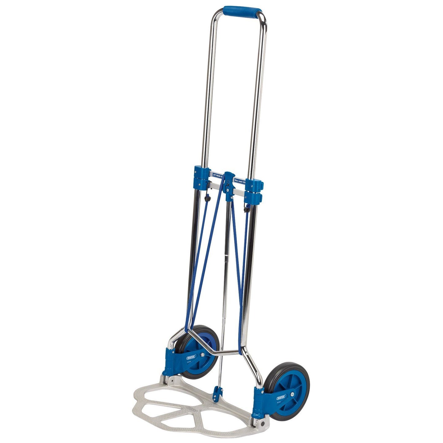 Draper Fold Flat Sack Truck Foldable Extendable Heavy Duty Trolley 125kg Load - 80805