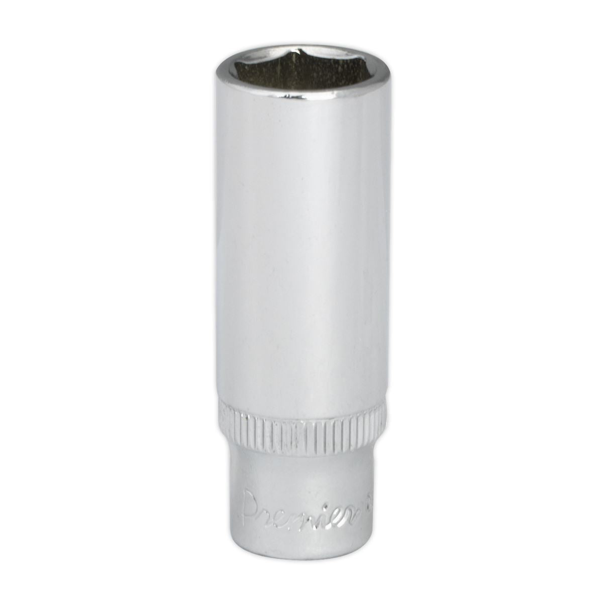 Sealey WallDrive Socket 13mm Deep 1/4"Sq Drive Fully Polished SP1413D