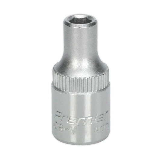 Sealey WallDrive Socket 4mm 1/4"Sq Drive S1404