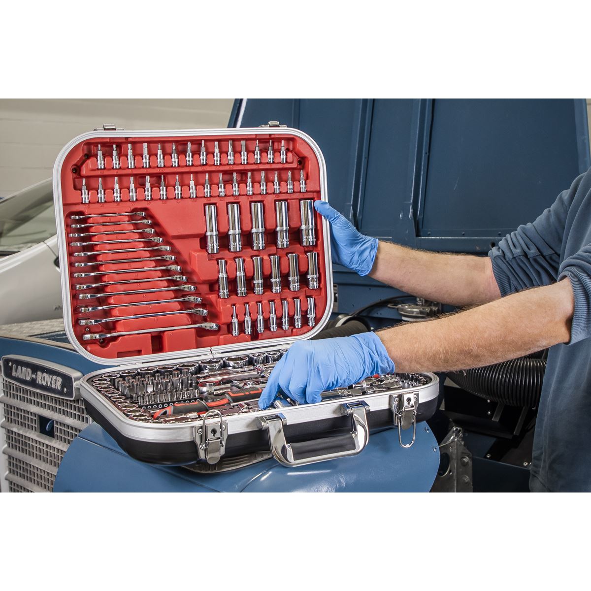 Sealey Socket Set 216pc 1/4", 3/8" & 1/2"Sq Drive WallDrive� AK7982