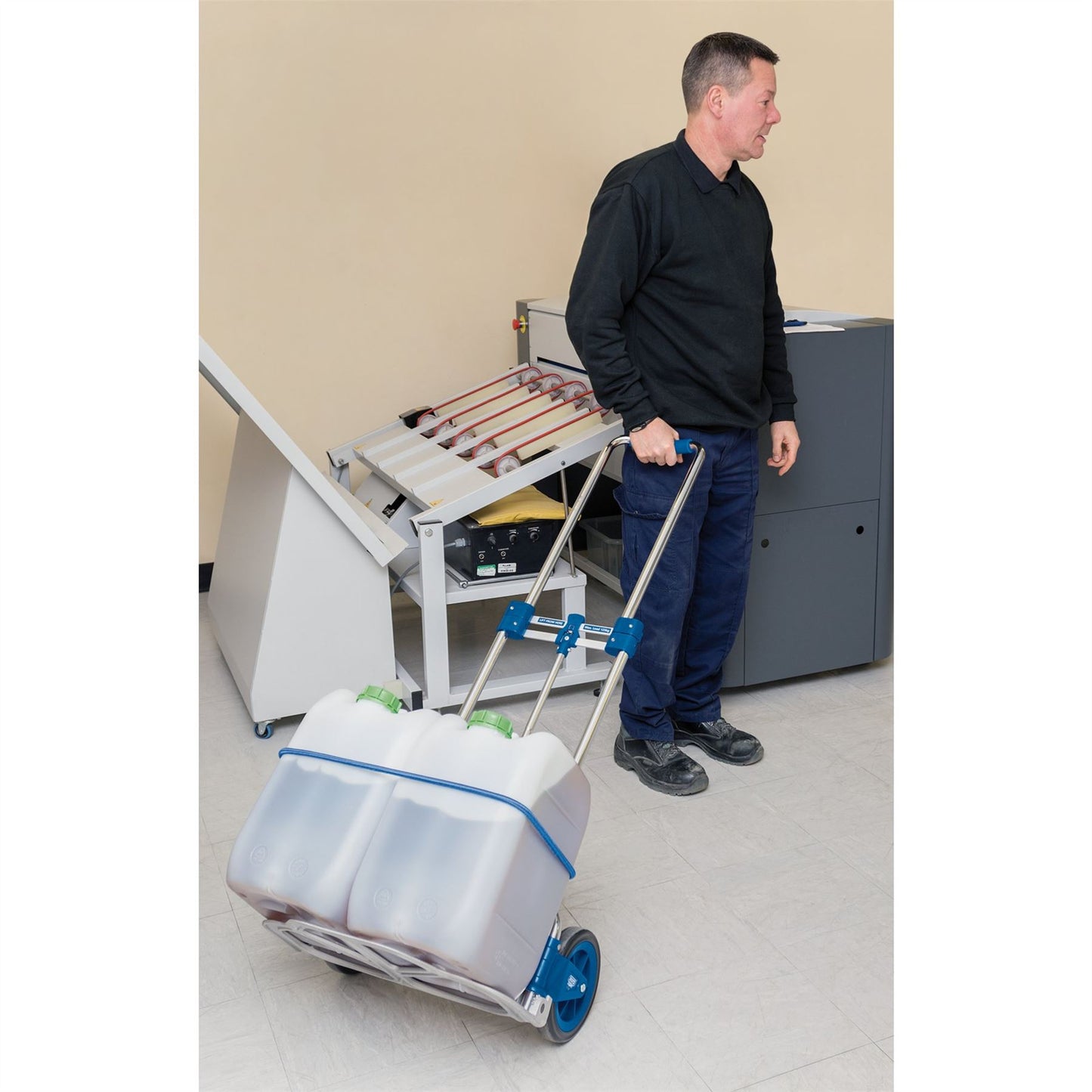 Draper Fold Flat Sack Truck Foldable Extendable Heavy Duty Trolley 125kg Load - 80805