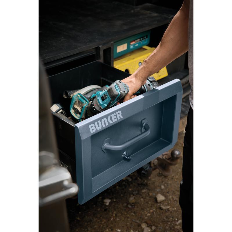 Draper Bunker Draw/Slide Box- Grey S1 B800-DBSLGR