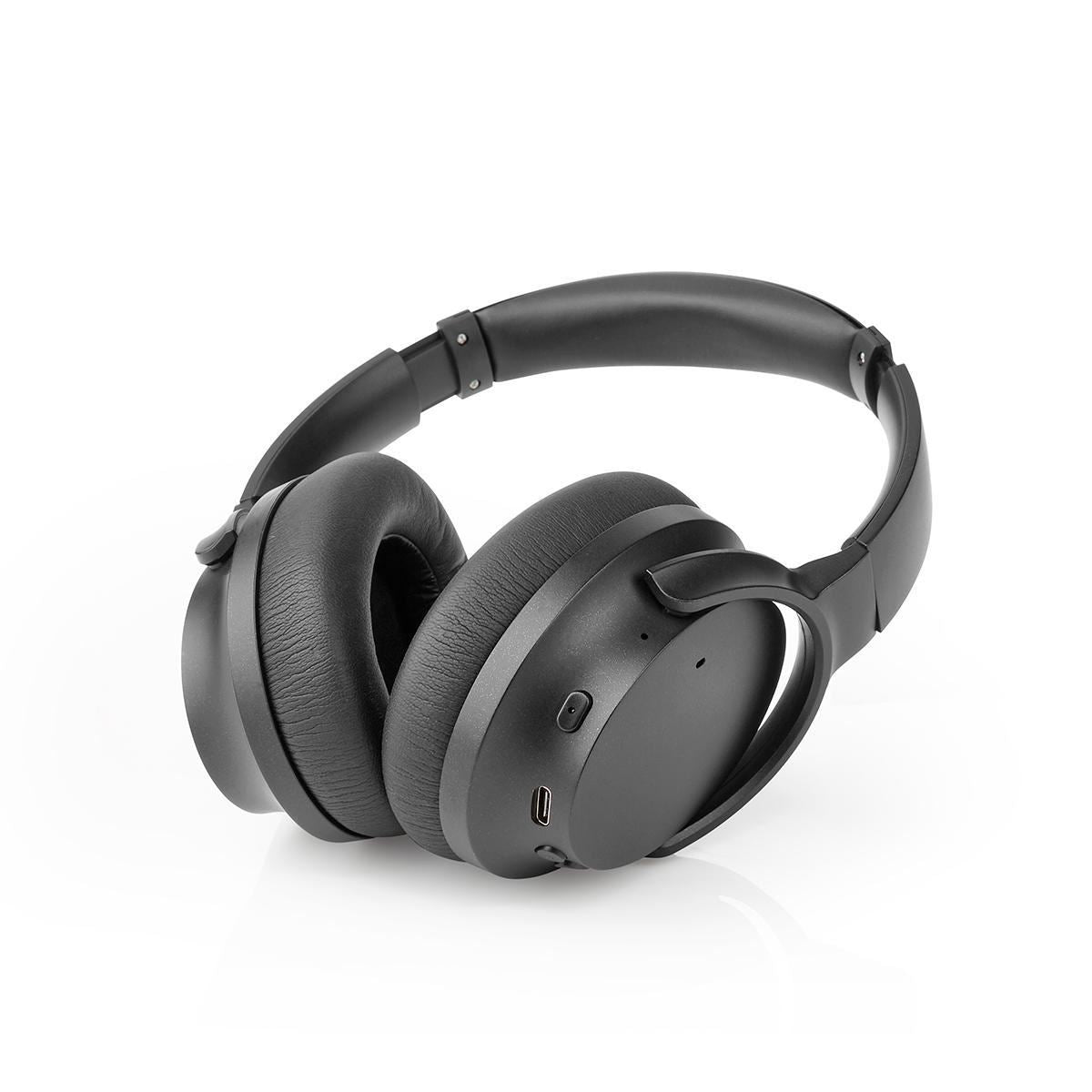 Over-Ear Bluetooth Headphones 24hr Playtime 25dB Noise Cancelling Fast Charging - HPBT3261BK