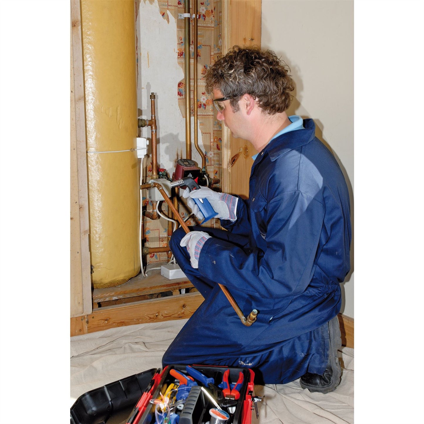 Draper Electronic Heavy Duty Gas Heat Work Free Standing Torch - 78776