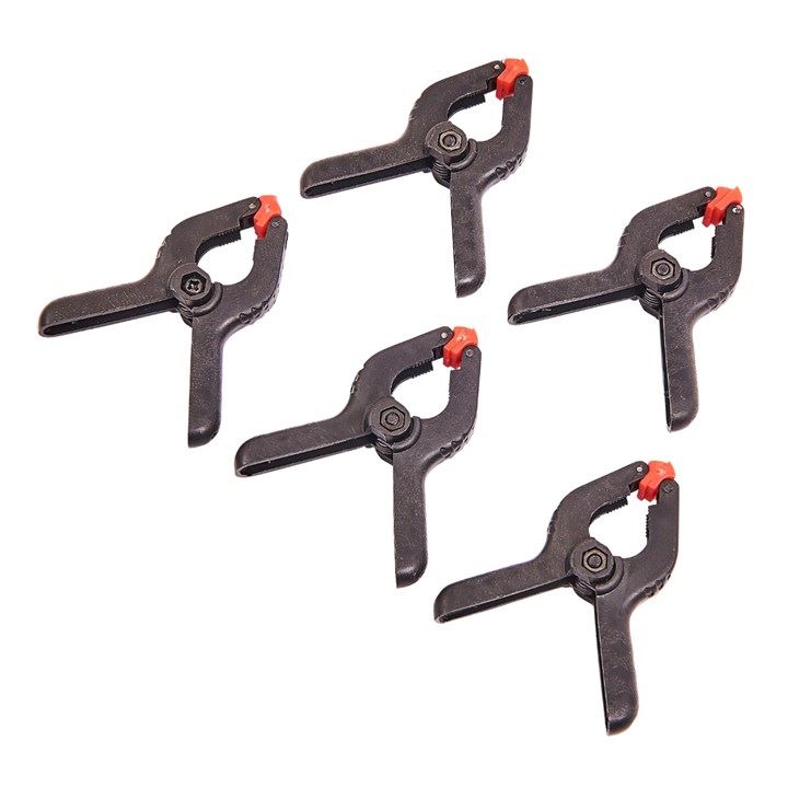 Amtech 5 Piece 2" Mini Clamps Tough Durable Plastic Heavy Duty