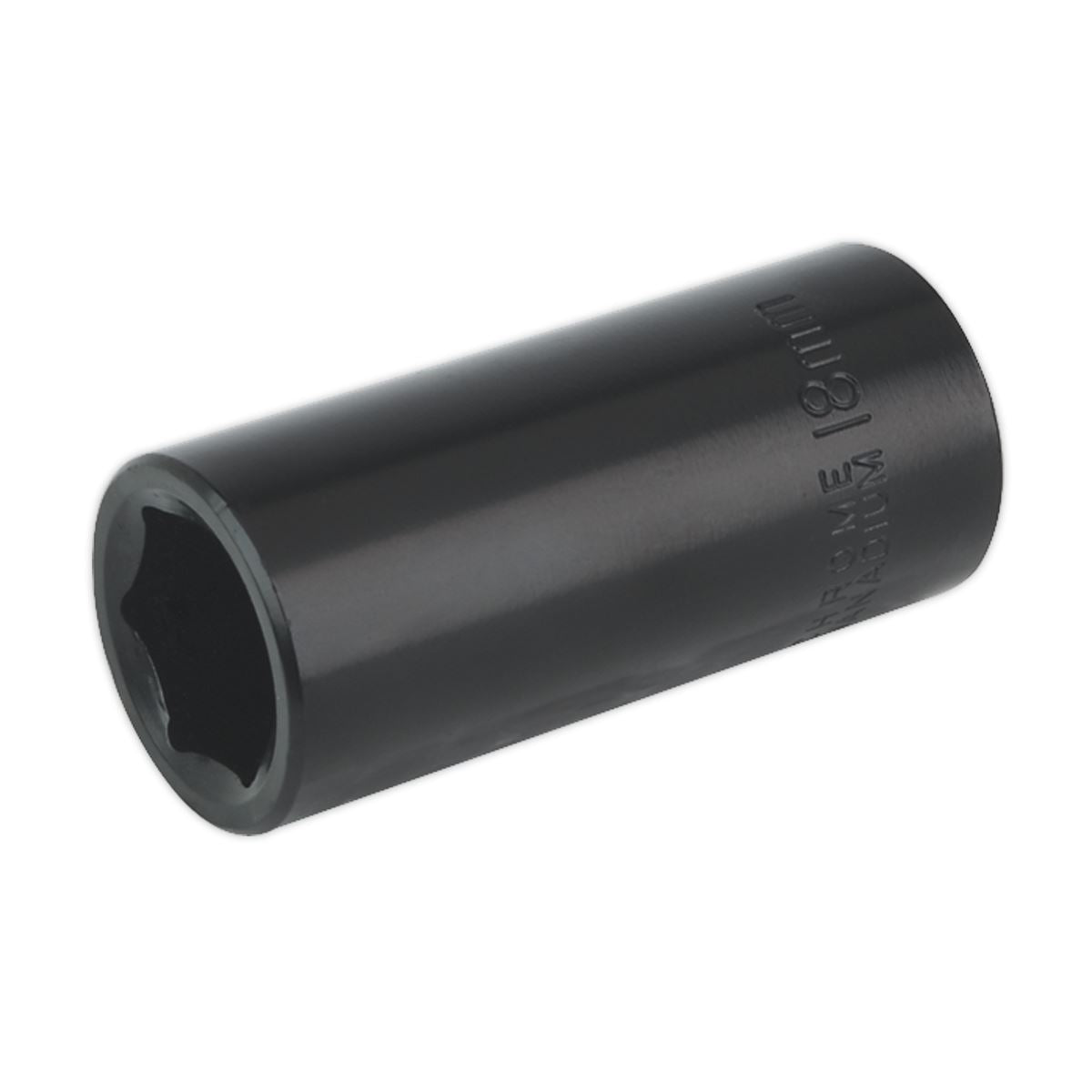 Sealey Impact Socket 18mm Deep 3/8"Sq Drive IS3818D