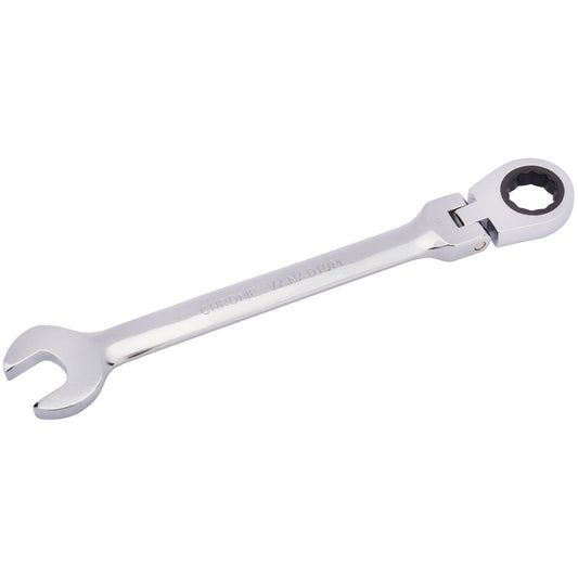 Draper 8230FmmB 18mm Flexi Head Ratchet Combi Spanner - 52020