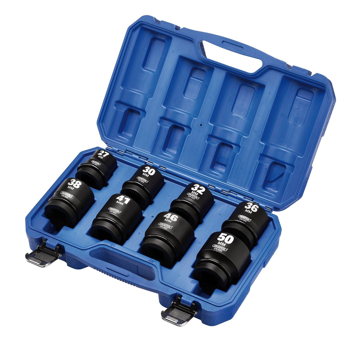 Draper HI-TORQ Metric Impact Socket Set, 1" Sq. Dr. (8 Piece)