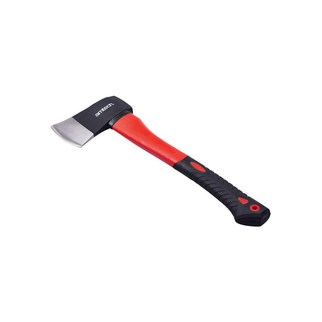 1.3Lb Hand Axe Fibreglass Shaft Handle Log Fire Wood Chopper Camping 21oz - A2980