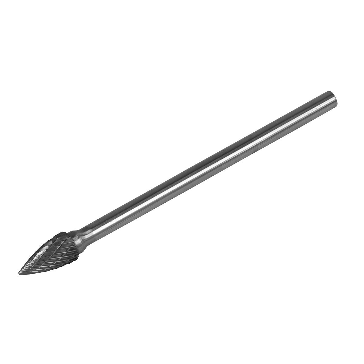 Sealey Tungsten Carbide Rotary Burr Extra-Long Arc Pointed Nose 10mm SDB03XL