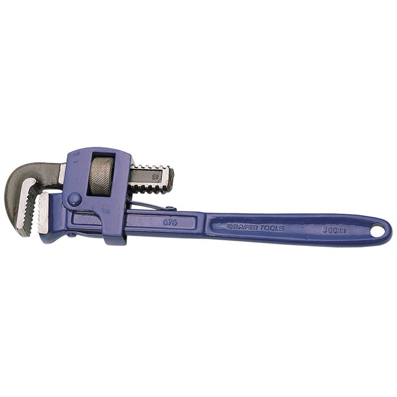 Draper 1x 300mm Adjustable Pipe Wrench Garage Professional Standard Tool 17192