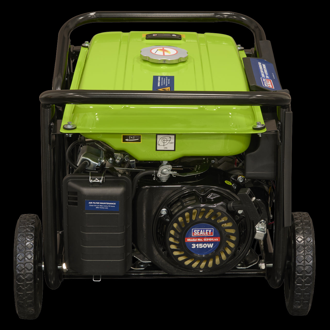 Sealey 3150W Generator 4-Stroke Engine 7hp 230V