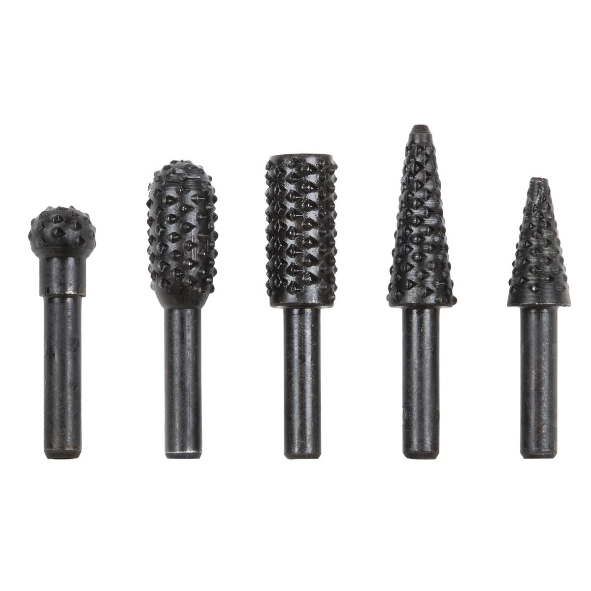 Sealey Rotary Burr Rasp Drill Bit Set 5pc RWBS5