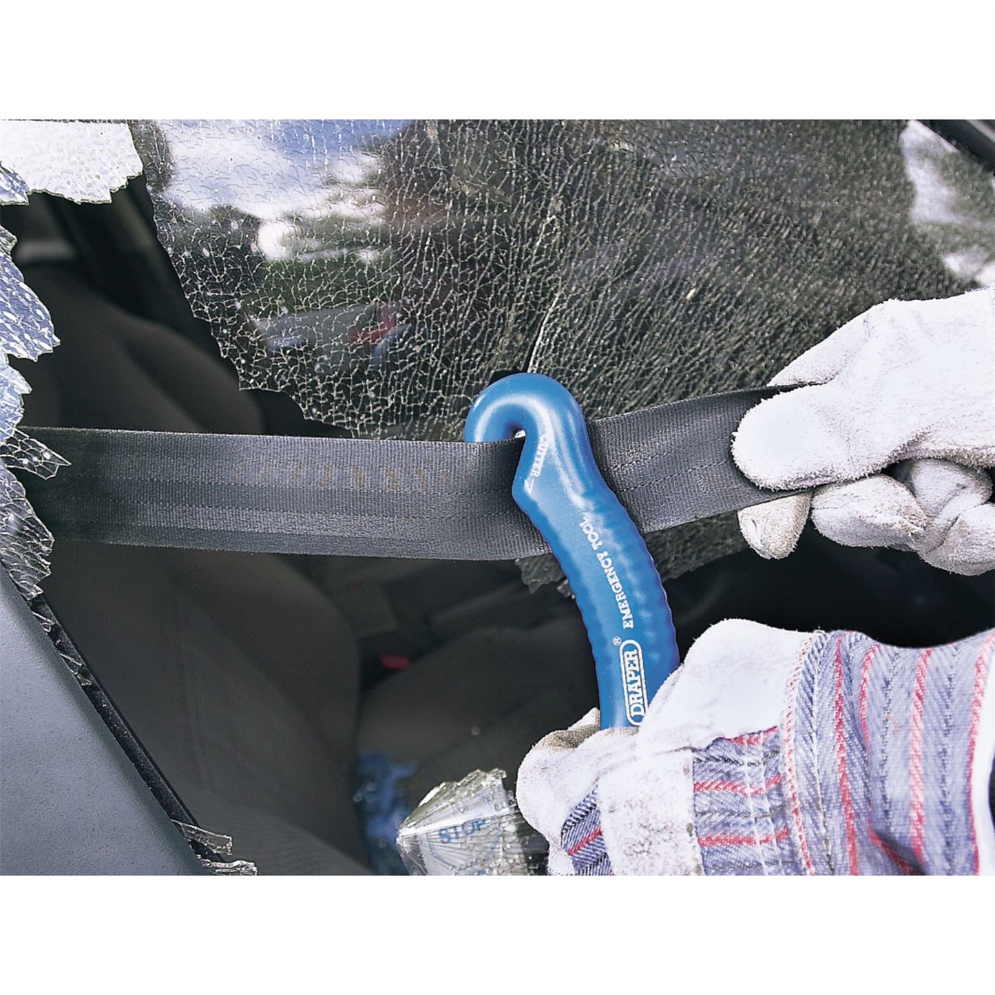 Draper Emergency Window Breaker / Seatbelt Cutter/Life Hammer - Motorsport/Rally
