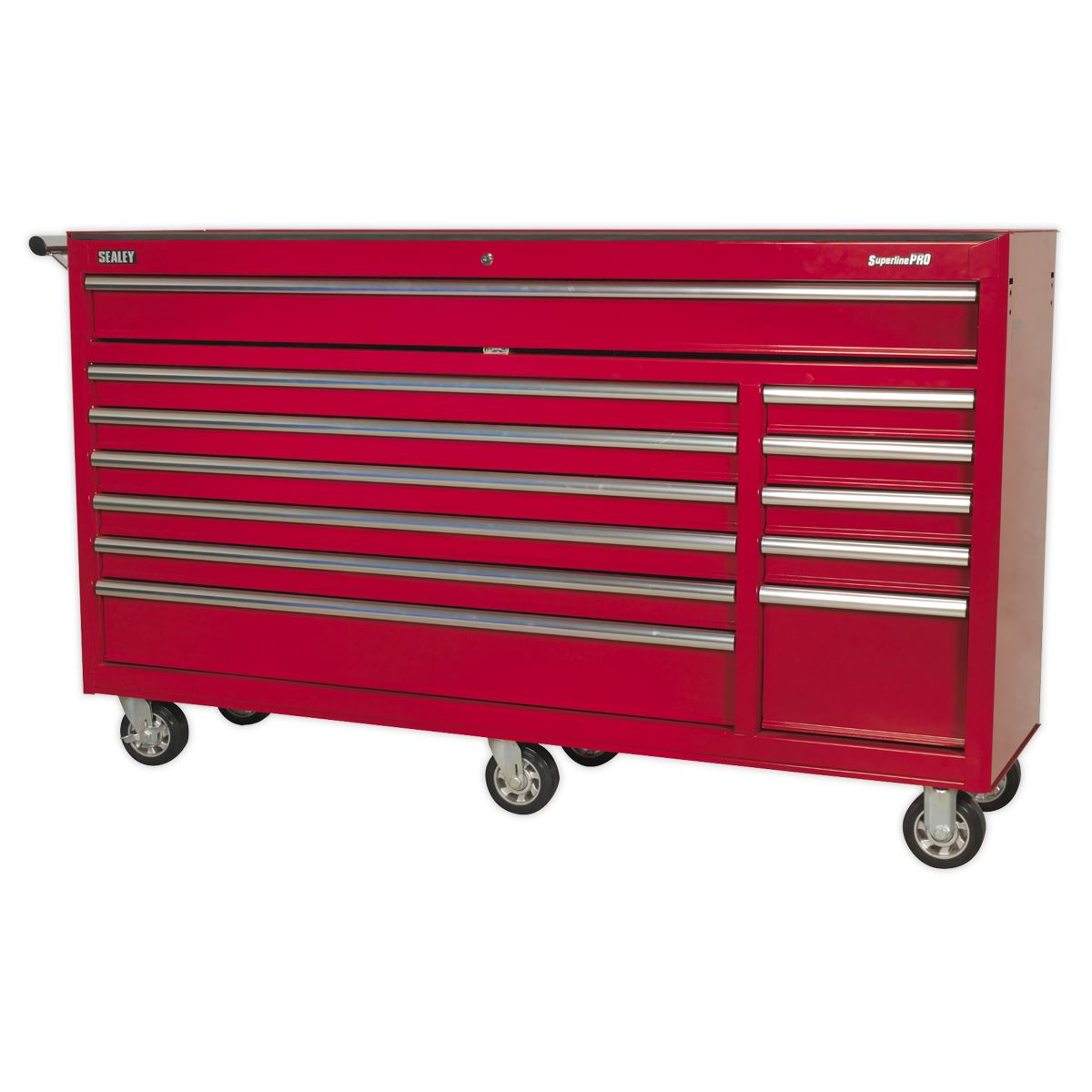 Sealey Rollcab 12 Drawer with Ball Bearing Slides Heavy-Duty - Red AP6612