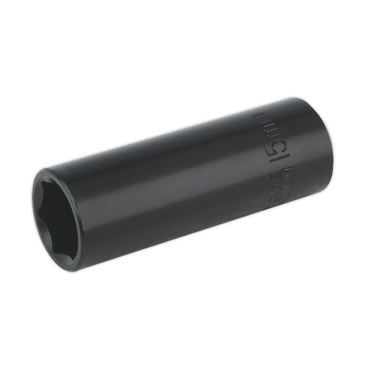 Sealey Impact Socket 15mm Deep 3/8"Sq Drive IS3815D