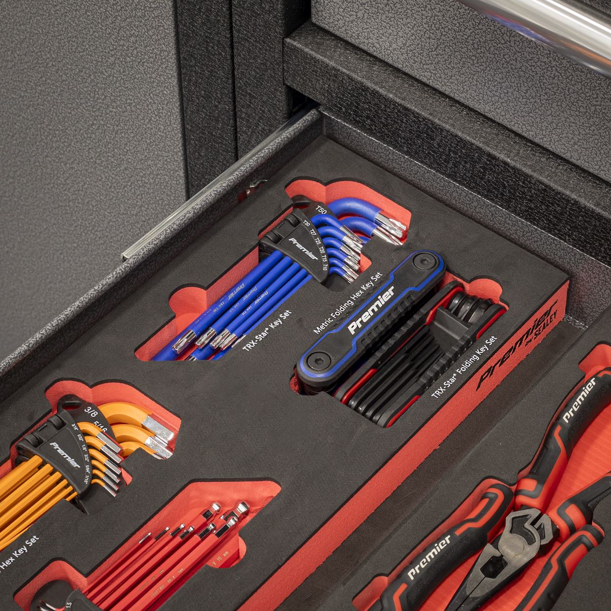 Sealey Premier Master Key Set with Tool Tray 43pc TBT62