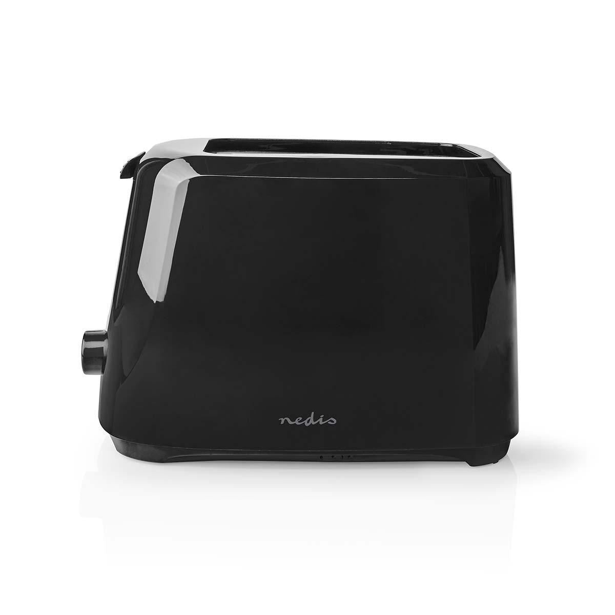 Nedis Toaster 2 Slots with 6 Browning levels Black - KABT150EBK