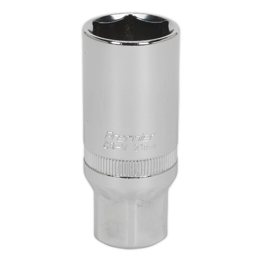 Sealey Spark Plug Socket 21mm 3/8"Sq Drive S38SP14