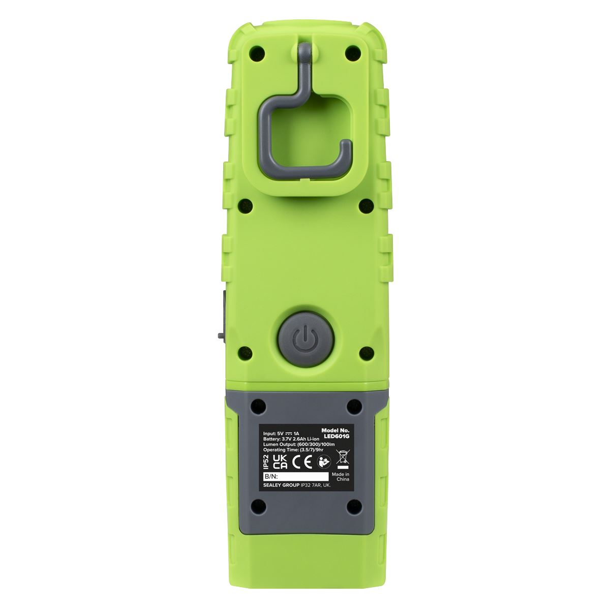 Sealey LED Twist Rechargeable Inspection Light 5W COB & 1W SMD LED601G