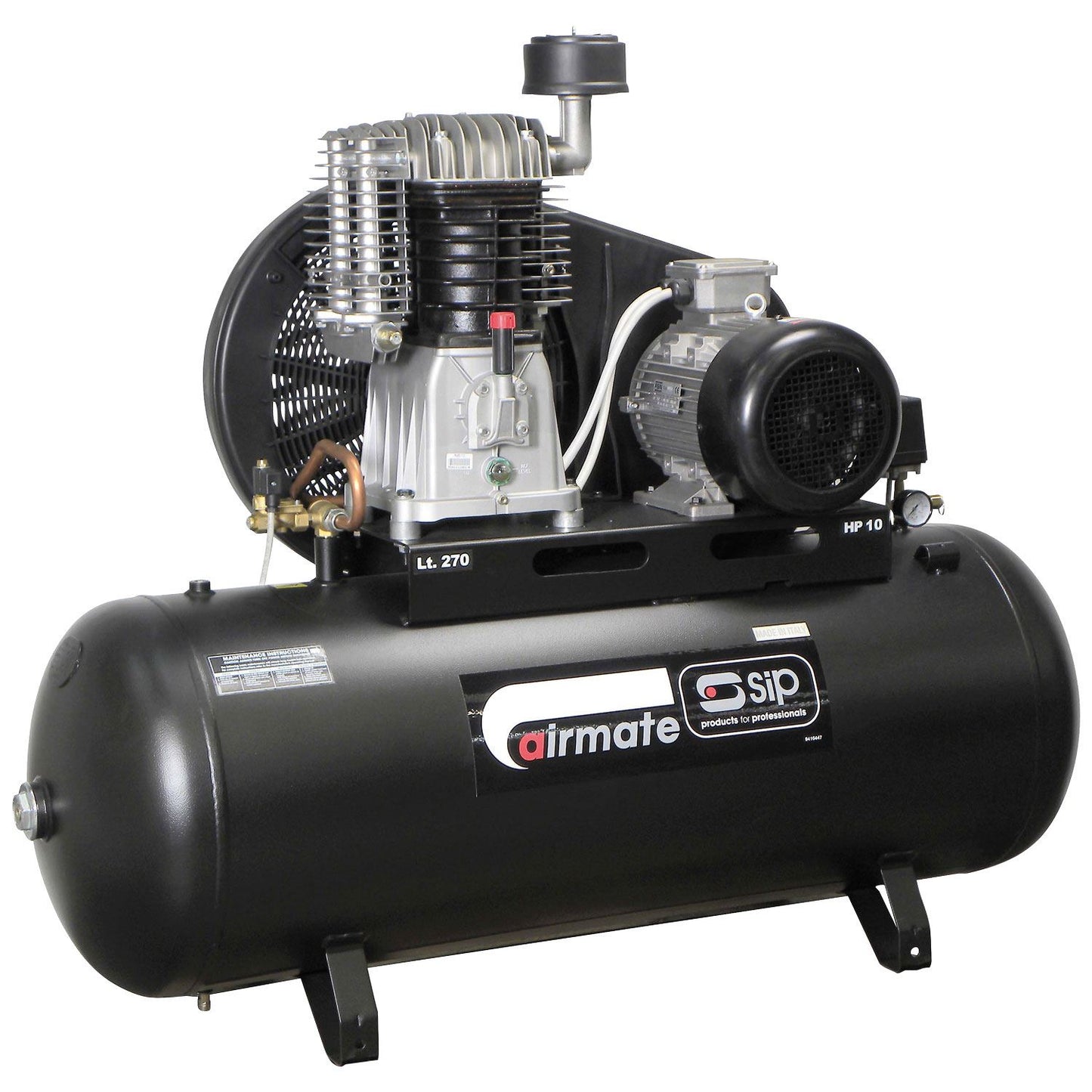 SIP Industrial TN10/270 270ltr Belt Drive Compressor