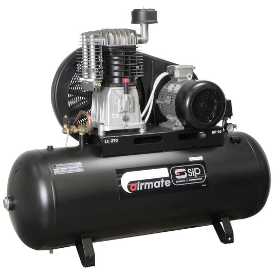 SIP Industrial TN10/270 270ltr Belt Drive Compressor